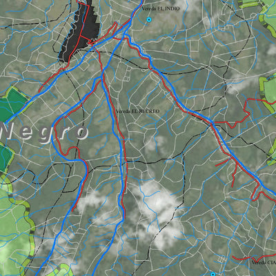 colombia CARDER Mapa Base Pueblo Rico digital map