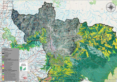 colombia CARDER Mapa Base Santa Rosa digital map