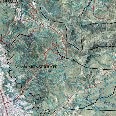 colombia CARDER Mapa Base Santa Rosa digital map