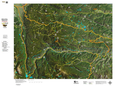Co Bighorn Sheep Unit S1 Satellite Image with concentrations and kill sites. Preview 1