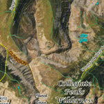 Co Bighorn Sheep Unit S11 Satellite Image with concentrations and kill sites. Preview 2