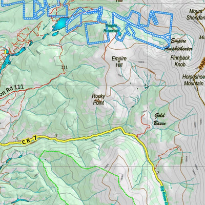 Co Bighorn Sheep Unit S12 Topo with Unit Boundaries Preview 2