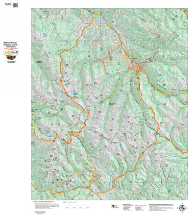 Co Bighorn Sheep Unit S13 Topo with Unit Boundaries Preview 1