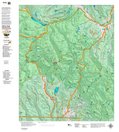 Co Bighorn Sheep Unit S16 Land Use, Kill Site, and Concentrations Preview 1