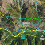 Co Bighorn Sheep Unit S17 Satellite Image with concentrations and kill sites. Preview 3