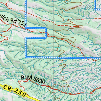 Co Bighorn Sheep Unit S17 Topo with Unit Boundaries Preview 3