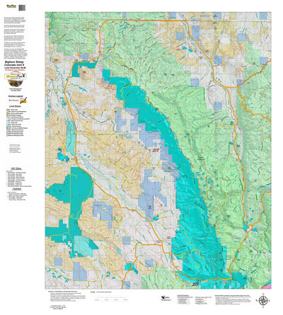 Co Bighorn Sheep Unit S18 Land Use, Kill Site, and Concentrations Preview 1