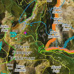 Co Bighorn Sheep Unit S19 Satellite Image with concentrations and kill sites. Preview 3