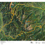 Co Bighorn Sheep Unit S20 Satellite Image with concentrations and kill sites. Preview 1