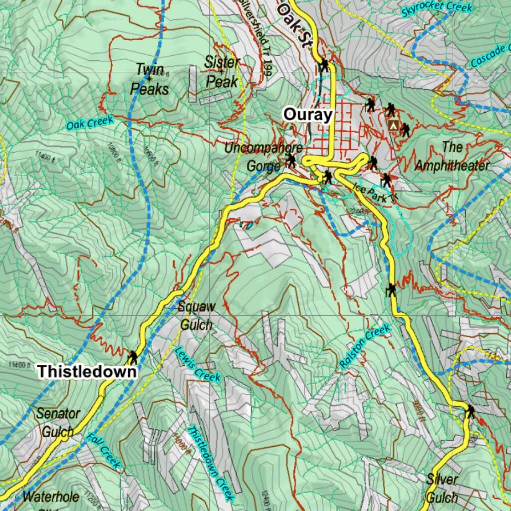 Co Bighorn Sheep Unit S21 Land Use, Kill Site, and Concentrations Map ...