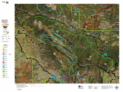 Colorado HuntData LLC Co Bighorn Sheep Unit S23 Satellite, Kill Site, and Concentrations digital map