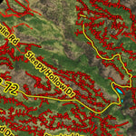 Colorado HuntData LLC Co Bighorn Sheep Unit S23 Satellite, Kill Site, and Concentrations digital map