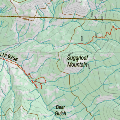 Co Bighorn Sheep Unit S24 Topo with Unit Boundaries Preview 2