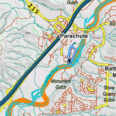 Co Bighorn Sheep Unit S24 Topo with Unit Boundaries Preview 3