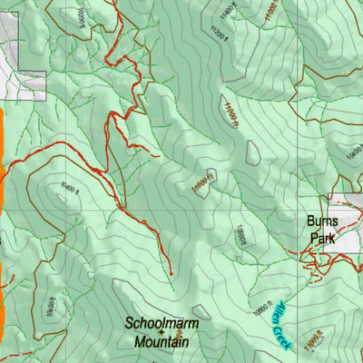 Co Bighorn Sheep Unit S27 Land Use, Kill Site, and Concentrations Preview 2