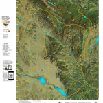 Co Bighorn Sheep Unit S27 Satellite Image with concentrations and kill sites. Preview 1