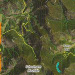 Co Bighorn Sheep Unit S27 Satellite Image with concentrations and kill sites. Preview 2