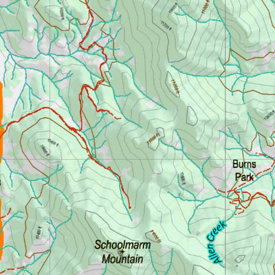 Co Bighorn Sheep Unit S27 Topo with Unit Boundaries Preview 2