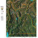 Co Bighorn Sheep Unit S28 Satellite Image with concentrations and kill sites. Preview 1
