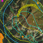 Co Bighorn Sheep Unit S28 Satellite Image with concentrations and kill sites. Preview 3