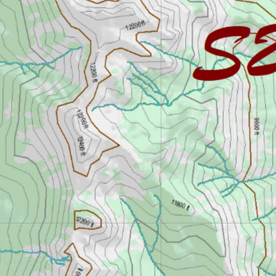 Co Bighorn Sheep Unit S28 Topo with Unit Boundaries Preview 2