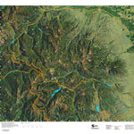 Co Bighorn Sheep Unit S29 Satellite Image with concentrations and kill sites. Preview 1