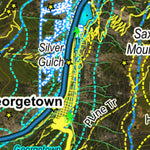 Co Bighorn Sheep Unit S3 Satellite Image with concentrations and kill sites. Preview 3