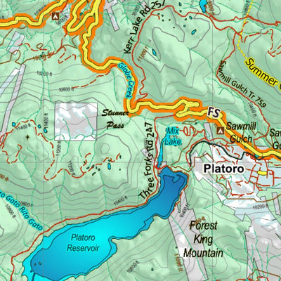 Co Bighorn Sheep Unit S30 Land Use, Kill Site, and Concentrations Preview 3