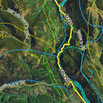 Co Bighorn Sheep Unit S30 Satellite Image with concentrations and kill sites. Preview 3