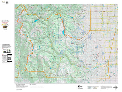 Co Bighorn Sheep Unit S30 Topo with Unit Boundaries Preview 1