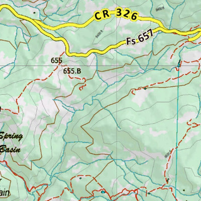 Co Bighorn Sheep Unit S31 Topo with Unit Boundaries Preview 2