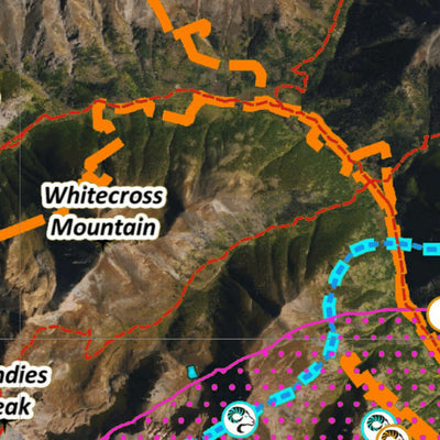 Colorado HuntData LLC Co Bighorn Sheep Unit S33 Satellite, Kill Site, and Concentrations digital map