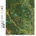 Co Bighorn Sheep Unit S34 Satellite Image with concentrations and kill sites. Preview 1