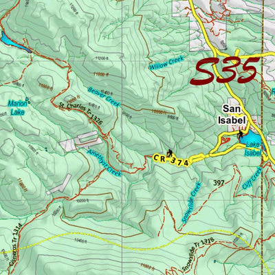 Co Bighorn Sheep Unit S35 Land Use, Kill Site, and Concentrations Preview 2