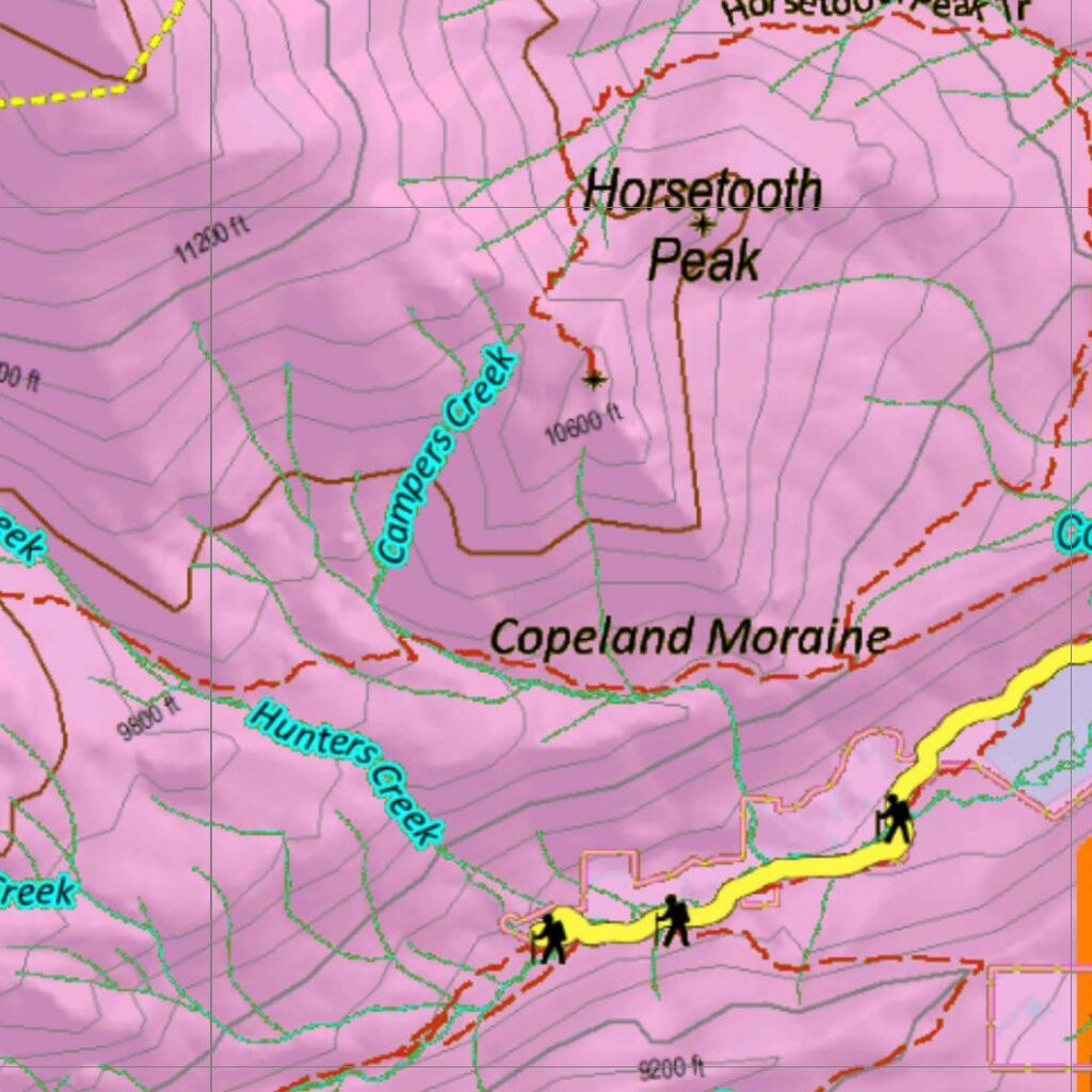 Co Bighorn Sheep Unit S37 Land Use, Kill Site, and Concentrations Map ...