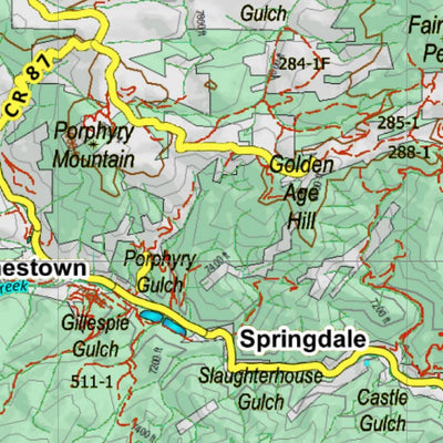 Co Bighorn Sheep Unit S37 Land Use, Kill Site, and Concentrations Preview 3