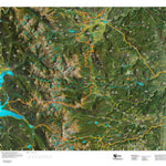 Co Bighorn Sheep Unit S37 Satellite Image with concentrations and kill sites. Preview 1