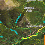 Co Bighorn Sheep Unit S37 Satellite Image with concentrations and kill sites. Preview 2
