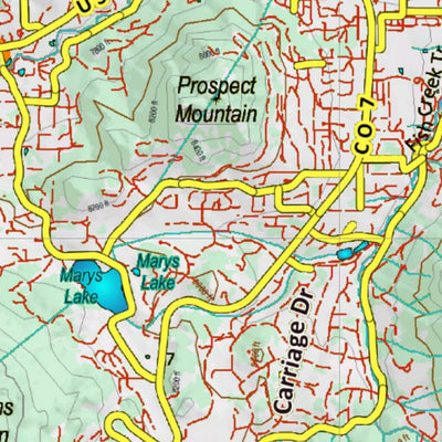 Co Bighorn Sheep Unit S37 Topo with Unit Boundaries Preview 3