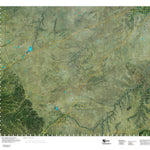 Co Bighorn Sheep Unit S38 Satellite Image with concentrations and kill sites. Preview 1