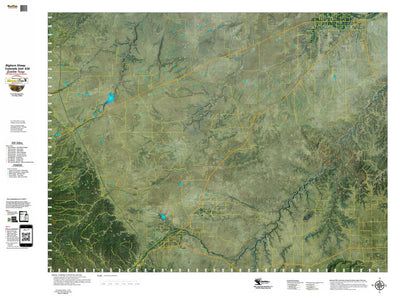 Co Bighorn Sheep Unit S38 Satellite Image with concentrations and kill sites. Preview 1