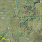Co Bighorn Sheep Unit S38 Satellite Image with concentrations and kill sites. Preview 2