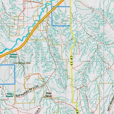 Co Bighorn Sheep Unit S38 Topo with Unit Boundaries Preview 3