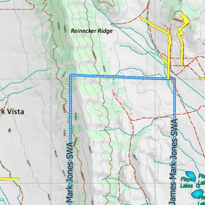 Co Bighorn Sheep Unit S39 Topo with Unit Boundaries Preview 2
