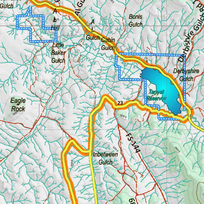 Co Bighorn Sheep Unit S39 Topo with Unit Boundaries Preview 3
