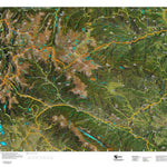 Co Bighorn Sheep Unit S4 Satellite Image with concentrations and kill sites. Preview 1