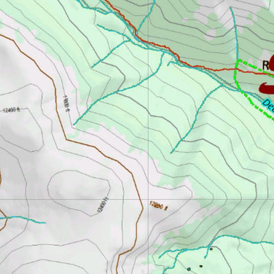 Co Bighorn Sheep Unit S4 Topo with Unit Boundaries Preview 2