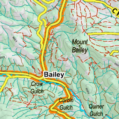 Co Bighorn Sheep Unit S4 Topo with Unit Boundaries Preview 3