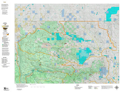 Co Bighorn Sheep Unit S40 Land Use, Kill Site, and Concentrations Preview 1