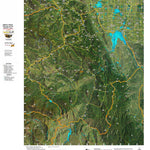 Co Bighorn Sheep Unit S42 Satellite Image with concentrations and kill sites. Preview 1